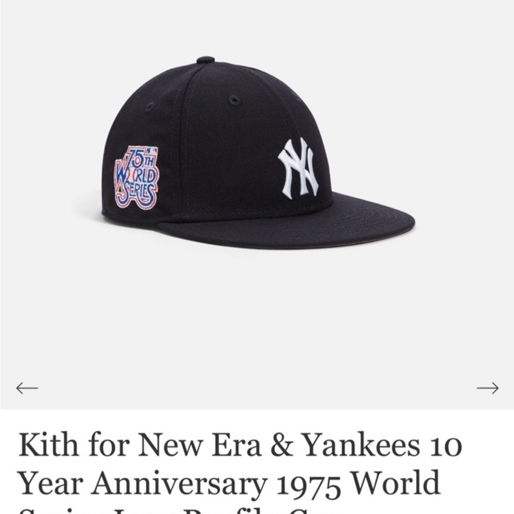 Kith low profile fitted 1975 World Series New era cap